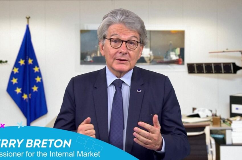 Thierry Breton announces competition to name new EU space constellation