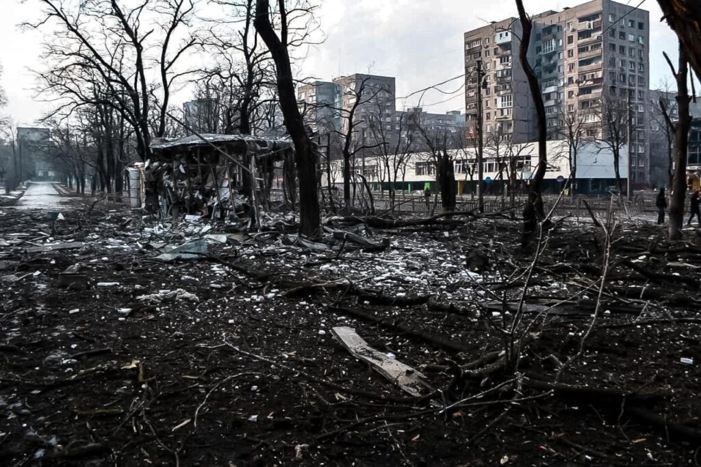 SAR Change Detection for War Damages in Mariupol Ukraine