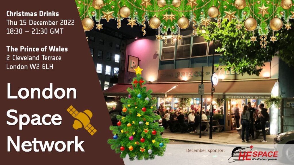 London Space Network Christmas 2022 Drinks