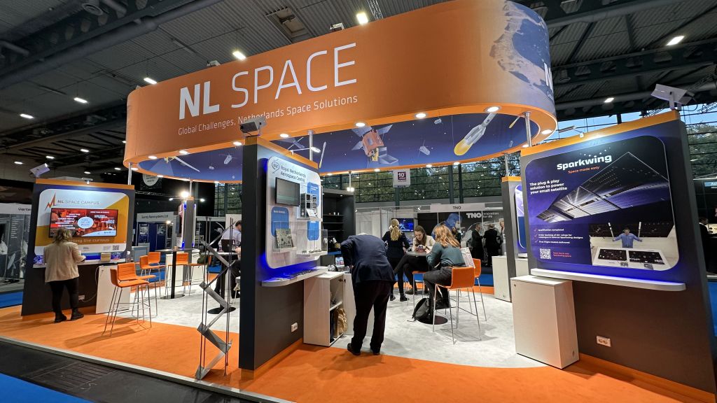 NLspace pavilion at Space Tech Expo 2022 in Bremen