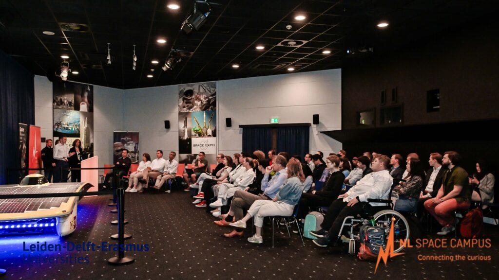 Presentation room of NL Space Campus Summer School 2023