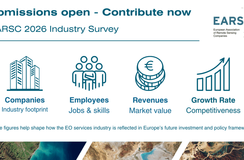  EARSC Industry Survey 2026 Now Open