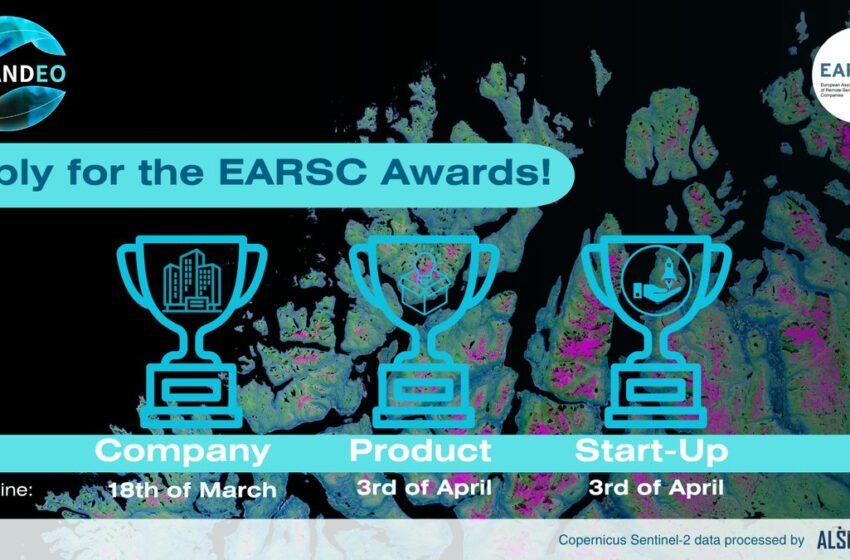  EARSC Awards 2026 open for applications